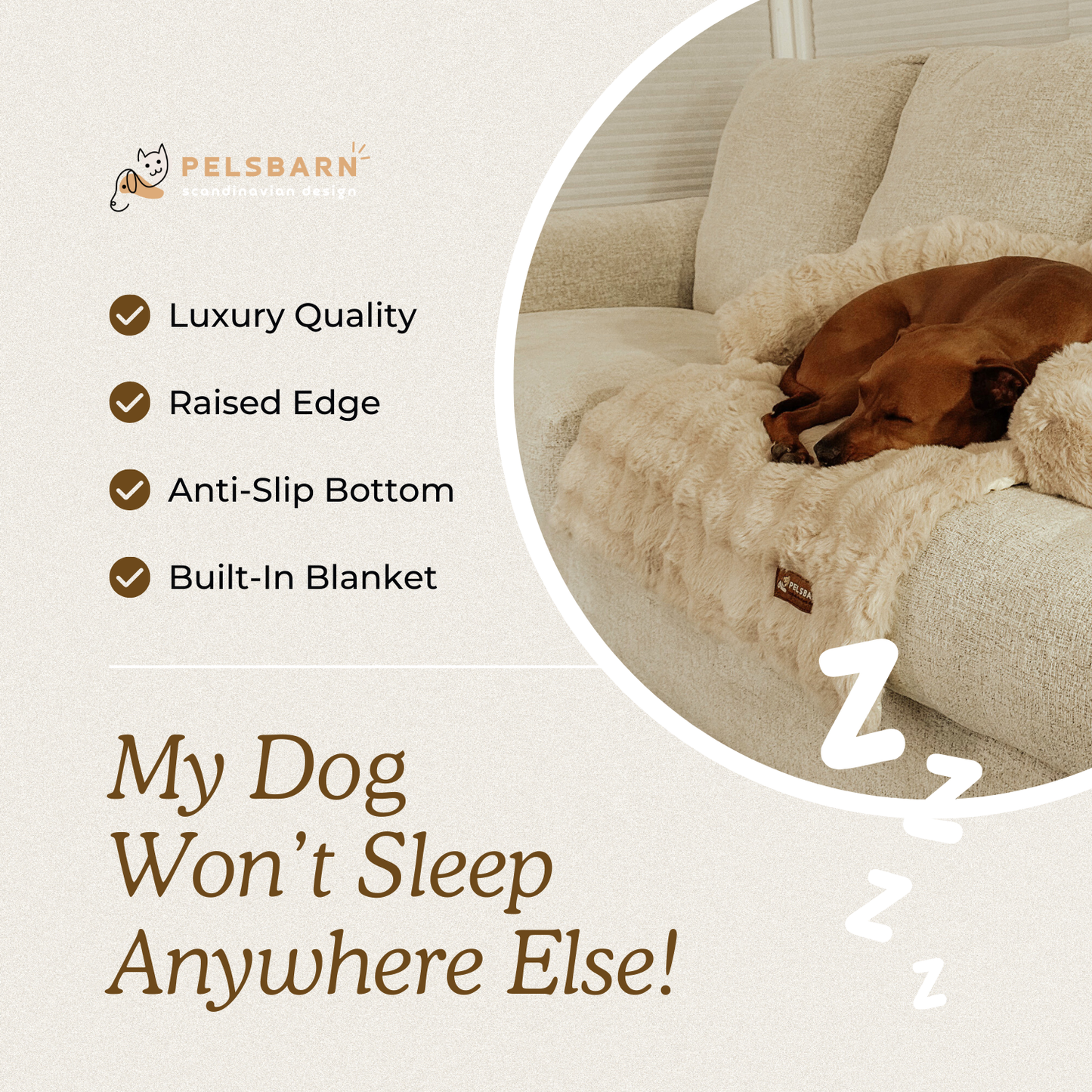 Pelsbarn Luxurious Sofa Bed ( 1+1 )